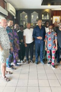 Committee members of Lagos Motor Boat Club visiting Apapa Boat Club