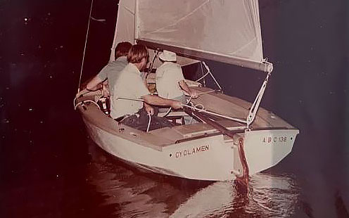 Boat on the water during the New Year’s Eve tradition at Apapa Boat Club